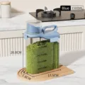 Blue 1500ML food grade airtight storage container for cereal and grains with handle - Small 1500ml / Blue