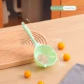Small refreshing green multi-functional kitchen rice strainer and noodle scoop - S / Green