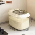 Boîte de stockage de riz hermétique de 10 kg à grande capacité pour la cuisine - 10kg / 20 Jin Capacité Grande Taille