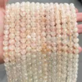 8mm natural citrine crystal round beads shown in strands for DIY jewelry making accessories - 4mm Approx 90 Pcs / 1A Natural Citrine