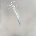 Kunstmatig pauwgras neobloem plastic riet vuurwerk bloemstuk huwelijksdecoratie - Gradiënt Blauw