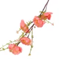 Vista detallada de rama de flor de mariposa rosa artificial para decoración - Rosa