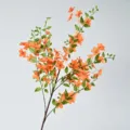 Vibrant orange artificial Osmanthus branch for home, hotel and wedding decoration - Orange