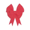 Grand nœud rouge en mousse EVA pour décoration de sapin de Noël et suspension murale - Produit fini 80 cm / Rouge