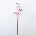 Künstlicher Schmetterlings-Schilf-Blumenzweig rosa Feder Fotografie Requisite Hochzeit DIY - Rosa