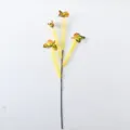 Künstliche Schmetterling Schilf Blumen Zweig Fotografie Requisite Hochzeit DIY Deko - Gelb