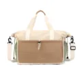 Mehrfunktionaler Reise-Duffelbag für Damen, große Kapazität Fitness- und Sporttasche. - Khaki