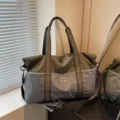 Grand sac de voyage de sport de fitness avec séparation humide sec pour le yoga. - Taille unique / Vert Foncé