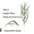 Τεχνητό κλαδί πεύκου 36cm για ανθοσυνθέσεις και χριστουγεννιάτικη διακόσμηση - Μονή Μαλακή Βελόνα Πεύκου / 36cm / σκούρο πράσινο