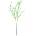 Rama decorativa navideña de 43 cm con purpurina verde y lentejuelas para el árbol de Navidad - Azul lago