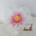 Détail de fleur en maille de pivoine artificielle, décoration de mariage et maison exquise fausse. - 40CM / Rose rouge