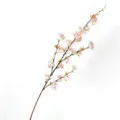 Artificial cherry blossom branch spring peach flower fake plant for home decor 1 pc - Light Pink