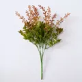 Kunstmatige eucalyptus lavendel tak voor interieurdecoratie en bruiloft - Bruin
