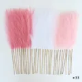 Artificial pampas grass bouquet set 33pcs fluffy fake reed stems for home decor wedding - 33-Piece Set