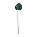 Artificial monstera leaf green variant, realistic faux tropical plant stem for home decor. - 68cm Monstera Leaf