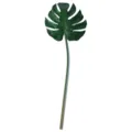 Artificial Monstera Leaf Fake Plant Greenery Stem for Home Decor and Photography Props - 89cm Monstera Leaf