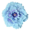 Giant PE artificial rose peony flower for wedding party decoration and scenic event layout. - Blue 60cm Approx 114g