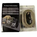 Tactical nylon canvas waist belt with cobra alloy buckle in khaki color for outdoor use - Khaki (Snake Buckle) / 120cm