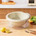 Panier de drainage blanc à double couche de 22,5 cm pour laver fruits et légumes - Pièce Unique / Blanc