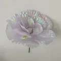 Gran flor de peonía iridiscente para escaparate escenario fiesta decoración exterior accesorio foto. - 45cm / Violeta Claro