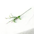 Fausse fleur bouquet rose artificielle seule branche plante déco maison et vase - Rose