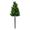Realistic artificial pine tree garden stake for outdoor yard and lawn landscape decor - Style 1