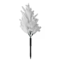 White artificial feather plant garden stake for outdoor courtyard home decoration - Style 2
