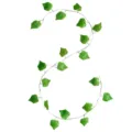 Ghirlanda di edera verde finta pianta artificiale per casa muro soffitto griglia tubo - Singola Foglia di Vite / 2.3M