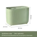 Großer hellgrüner Reisbehälter mit luftdichtem Verschluss und Feuchtigkeitsschutz - Groß (15kg) / 15kg Kapazität / Licht Tannengrün