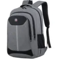 Mochila gris para portátil de hombre con gran capacidad y múltiples compartimentos - Gris / Talla única