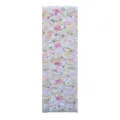 Dettaglio del muro di fiori artificiali rosa e bianchi con rose dense per matrimoni - Rosa Bianco Caramella