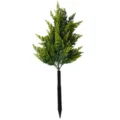 Artificial cypress garden stake with realistic green foliage for outdoor yard decoration - Style 4