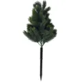 Realistic artificial pine sprig ground stake for outdoor garden and yard decoration - Style 8