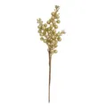 Branche de baies dorées pailletées de Noël artificielles pour décoration de sapin - 3 Branches / Or