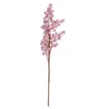 Gambo di bacche glitterate rosa artificiali per albero di Natale e progetti fai da te - 5 rami / Rosa