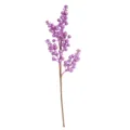 Ramo di bacche artificiali viola glitterate per decorazioni natalizie fai da te - 5 rami / Viola