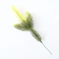 Close-up of artificial green pine branch for DIY Christmas wreaths and home decor - 1 Piece / Single Dual Tone Pine Branch