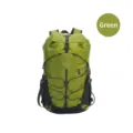 Green waterproof large capacity hiking backpack for outdoor sports and travel adventure - Green