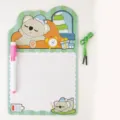 Pizarra blanca borrable de doble cara para niños con lindo tema de koala y bolígrafo - Koala Dormido (Estilo 1)