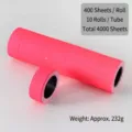 Etiquetas de precio adhesivas rosa flúor, 4000 unidades en total para venta minorista - 4000 Sheets Pack / Rosa Fluorescente