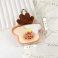 Niedlicher Plüsch Brot Schlüsselanhänger Dessert Tasche Anhänger Ei flauschiges Stofftier Geschenk - Toast