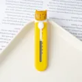 Lindo mini cuchillo de gato amarillo, cortador portátil de paquetes y papel para oficina. - Gato