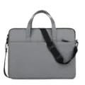 Borsa per laptop grigia borsa a tracolla 13 15.6 pollici custodia impermeabile per computer - 14" / Grigio