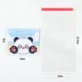 Cute cartoon panda header card and transparent OPP packaging bag set for small cards - 小熊猫款(卡头+包装袋)