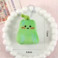 Cute green vegetable plush keychain toy, soft doll pendant for backpack 5.6x7.5cm - Winter Melon