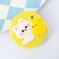 Metro a nastro con simpatico cartone animato, strumento morbido portatile per vita e altezza. - Giallo-Gatto con Durian