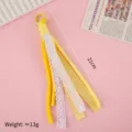 Colgante creativo de encaje amarillo para teléfono y bolsa de estudiante, de 21cm - 1 Pieza/Paquete / Encaje Amarillo y Blanco