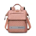 Large capacity multi-functional baby diaper backpack portable travel mom maternity bag pink - L / Gray