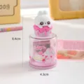 Cute rabbit double-hole pencil sharpener in pink dessert theme - Dessert Rabbit