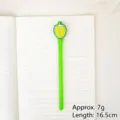 Cute cartoon durian gel pen for students, 16.5cm length and 7g weight, green color - Durian Style